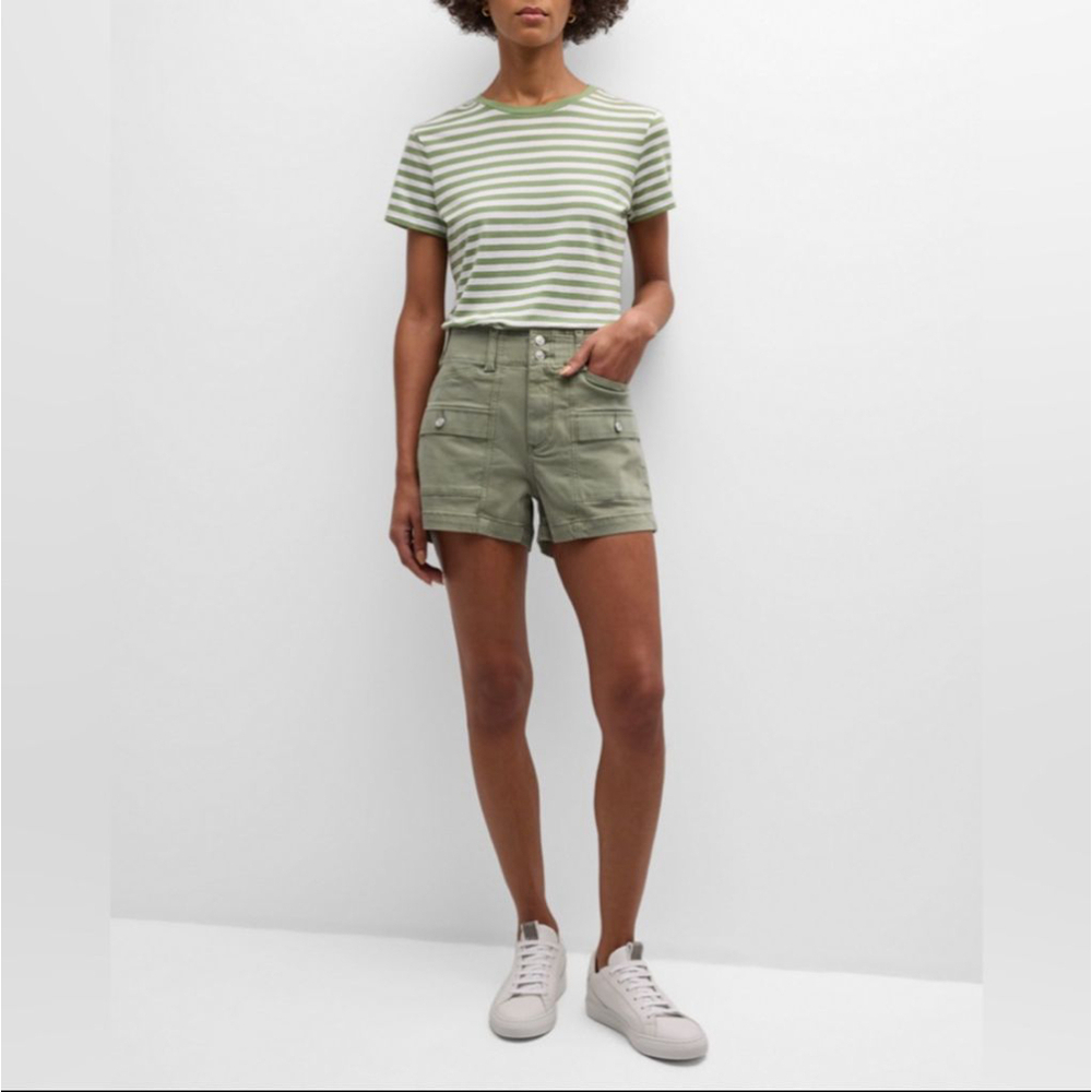 MWT Pistola Chester Cargo Utility Shorts Olive Green Size S